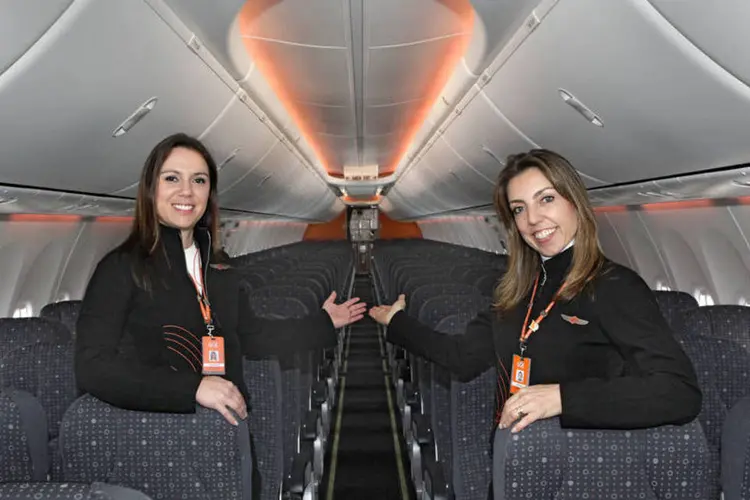 
	Aeromo&ccedil;as da GOL: os voos internacionais na classe Comfort oferecem maior espa&ccedil;o entre as poltronas, assento do meio bloqueado, entre outros
 (Divulgação/Boeing)