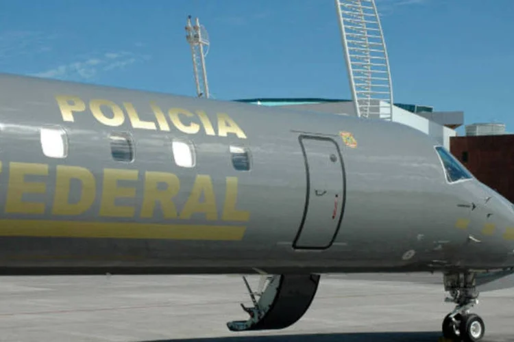 
	Avi&atilde;o da Pol&iacute;cia Federal deve levar os condenados do mensal&atilde;o at&eacute; Bras&iacute;lia
 (Agência PF)