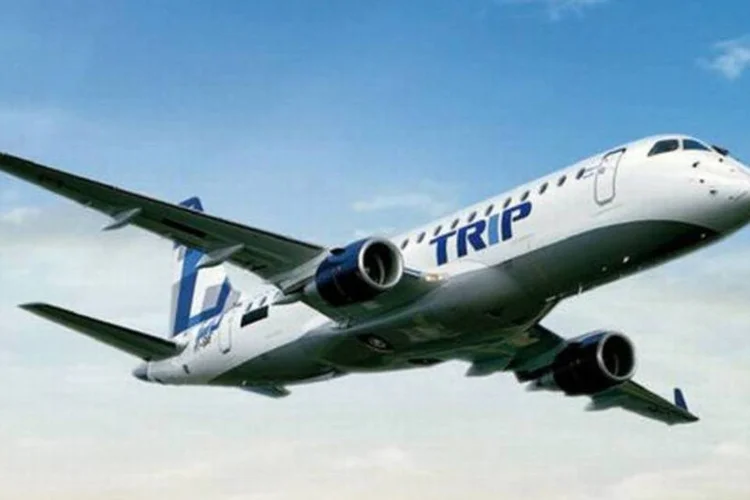 
	Avi&atilde;o da Trip: a marca Azul prevalecer&aacute; na fus&atilde;o entre as duas companhias e os pr&oacute;ximos avi&otilde;es a serem recebidos j&aacute; vir&atilde;o com a nova marca
 (Divulgação)