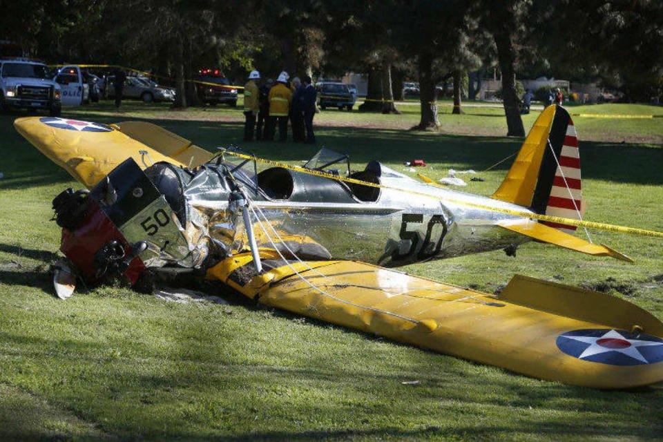 Avião de Harrison Ford caiu por perda de potência