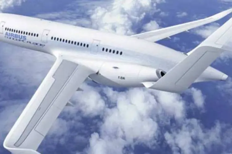 Avião do futuro da Airbus (Reprodução)