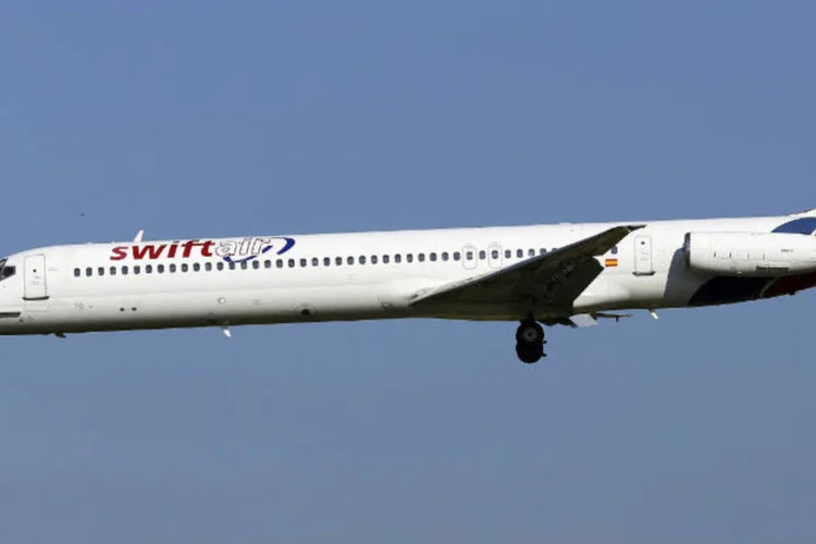 Avião da Swiftair: avião fazia trajeto entre Burkina Fasso e Argélia (Kevin Cleynhens/Reuters)