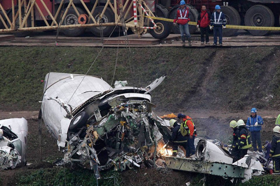 Caixa-preta revela que turbinas de avião de Taiwan falharam