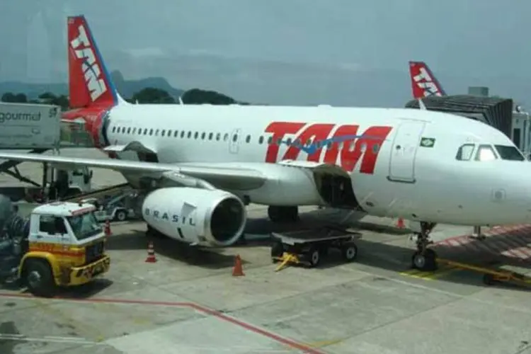 Avião da TAM: empresa aumentou o lucro em mais de 30% (CARMEN FUKUNARI/Viagem e Turismo)