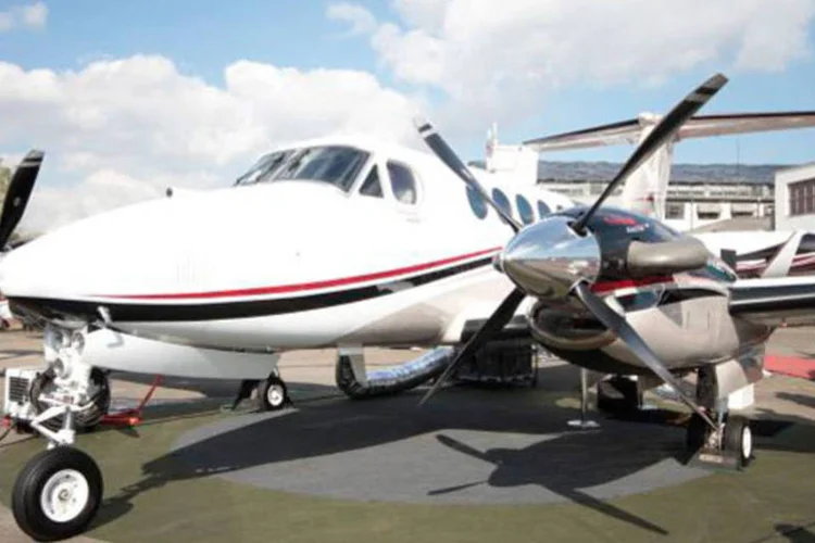 Modelo da Hawker Beechcraft Aircraft: empresa pertence ao Goldman Sachs (Rafael Cusato)