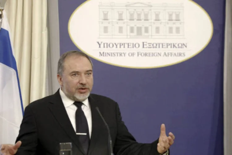
	Avigdor Lieberman, o ministro das Rela&ccedil;&otilde;es Exteriores de Israel: ele se mostrou contra o cessar-fogo em Gaza
 (Alkis Konstantinidis/Reuters)