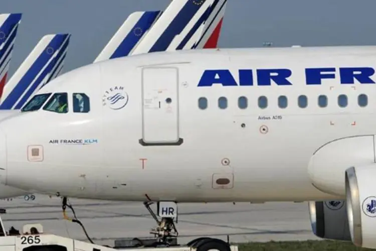 
	Avi&otilde;es da Air France: as receitas cresceram 1,8%, para 5,7 bilh&otilde;es de euros
 (Pascal Le Segretain/Getty Images)