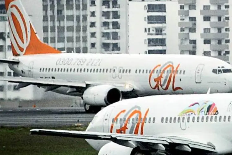
	Avi&otilde;es da GOL: a empresa opera atualmente para 69 destinos, sendo 15 internacionais
 (Paulo Whitaker/EXAME.com)