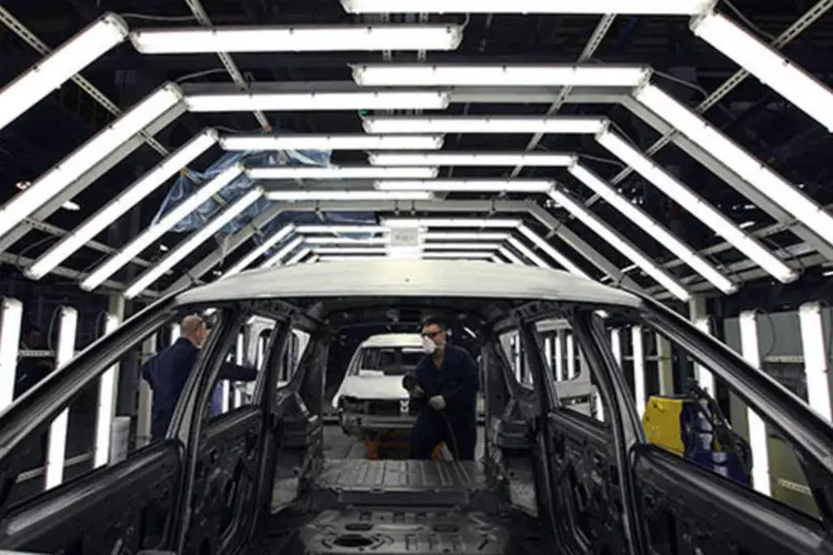 Fábrica da AvtoVAZ: a empresa registrou um prejuízo no ano passado (Andrey Rudakov/Bloomberg)