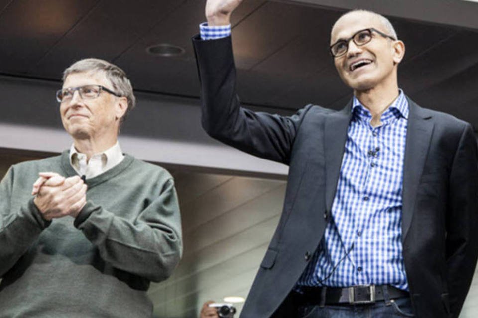 Microsoft muda estilo de CEO com Nadella no lugar de Ballmer