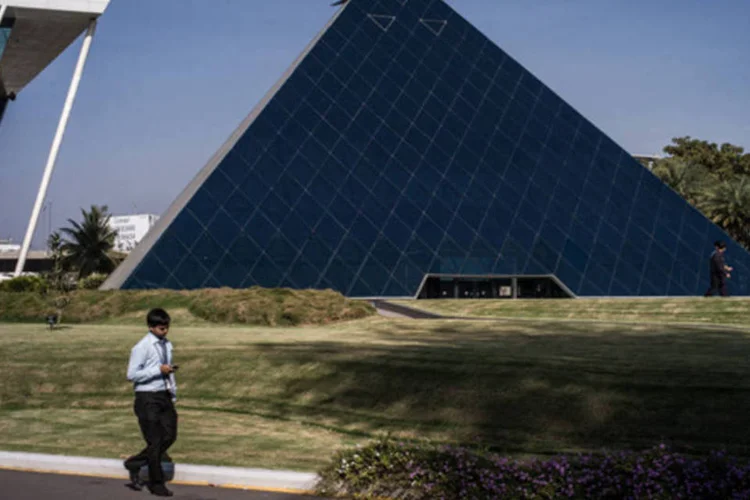 Infosys: lucro para os três meses encerrados em 31 de dezembro alcançou 28,75 bilhões de rúpias (Snajit Das/Bloomberg)