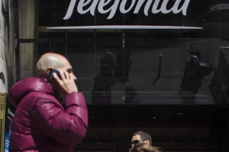 
	Pr&eacute;dio da Telef&ocirc;nica: a empresa j&aacute; det&eacute;m 22 por cento da Digital +
 (Angel Navarrete/Bloomberg)