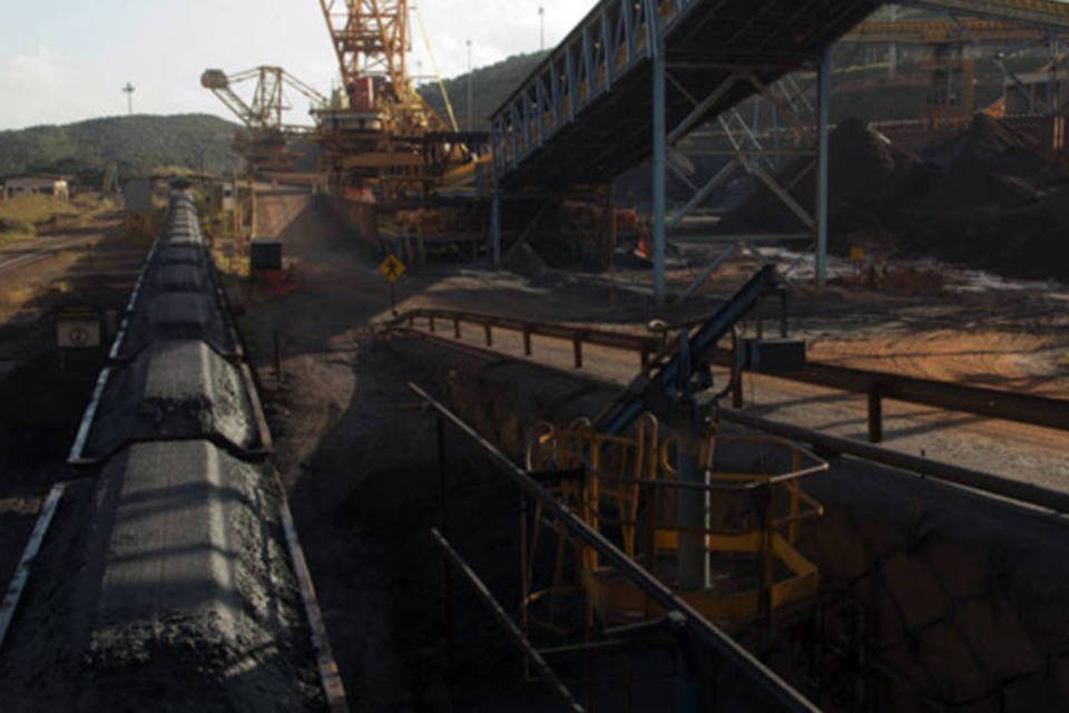 Produção de minério da Vale recua 9,1% no 2º tri