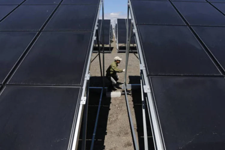 
	Energia solar: a Scatec ter&aacute; 70 por cento nas usinas e a Gransolar ficar&aacute; com os 30 por cento restantes
 (Yuriko Nakao/Bloomberg)