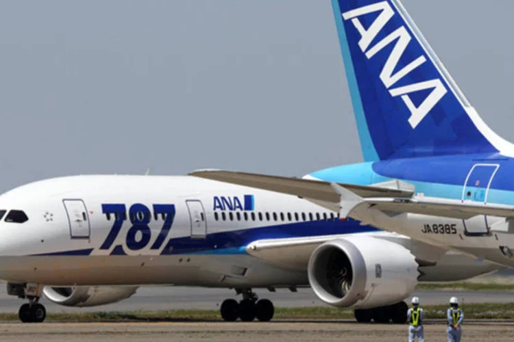 
	Boeing 787 Dreamliner: recordes de entrega foram, em parte, por causa do aumento da produ&ccedil;&atilde;o do modelo 787 Dreamliner
 (Tomohiro Ohsumi/Bloomberg)