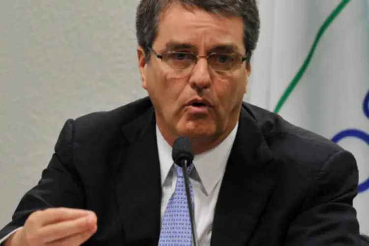 O novo diretor-geral da Organização Mundial do Comércio (OMC), o embaixador Roberto Carvalho de Azevêdo: o embaixador brasileiro ressaltou que, ao assumir o cargo de diretor-geral em 1º de setembro, não representará mais o Brasil. (Antonio Cruz/ABr)