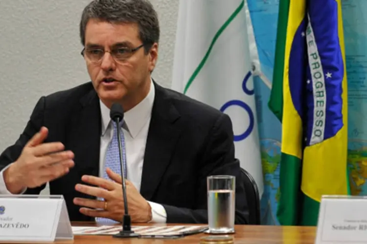 
	O novo diretor-geral da Organiza&ccedil;&atilde;o Mundial do Com&eacute;rcio (OMC), o embaixador Roberto Carvalho de Azev&ecirc;do: desde&nbsp;2008 ele foi embaixador do Brasil na OMC em Genebra
 (Antonio Cruz/ABr)