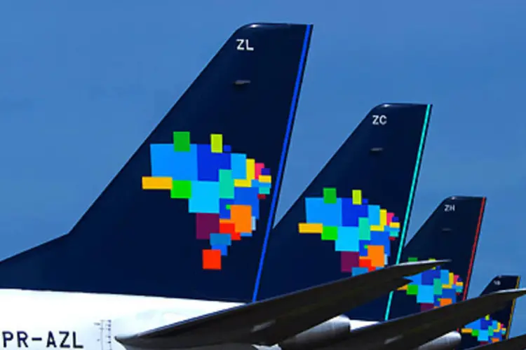 Azul: companhia aérea será a primeira a operar o jato comercial E195-E2 da Embraer (./Divulgação)