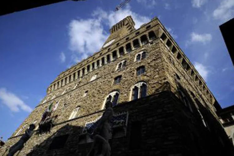 Palazzo Vecchio, na cidade italiana de Florença, é visto em 8 de março de 2010 (Filippo Monteforte/AFP)