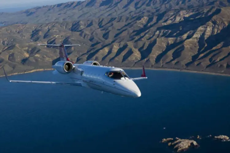 
	Learjet 60 XR: a Bombardier reduziu suas proje&ccedil;&otilde;es financeiras para 2014
 (Divulgação)