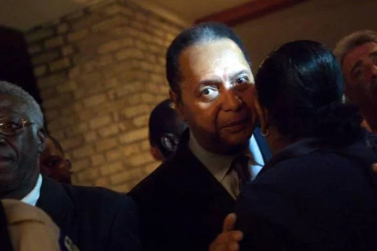 Baby Doc chega ao hotel no Haiti: ex-ditador governou o país entre 1971 e 1986  (Allison Shelley/Getty Images)