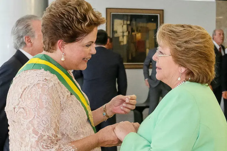 
	Dilma Rousseff e Michelle Bachelet: a agenda que as presidentes tratar&atilde;o ser&aacute; dominada por assuntos econ&ocirc;micos e comerciais
 (Roberto Stuckert Filho/PR/Fotos Públicas)