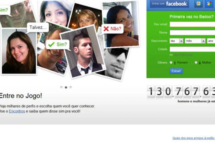 Badoo: rede social para conhecer pessoas sem compromisso (Reprodução)