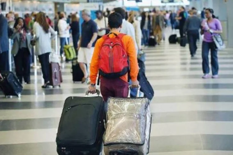 Bagagens: smart bags podem ser barradas por companhias aéreas (Scott Olson/AFP)