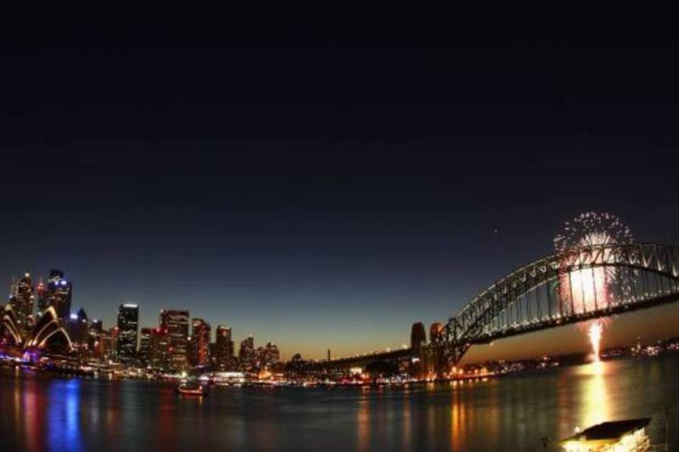 Sydney no escuro para a Hora do Planeta