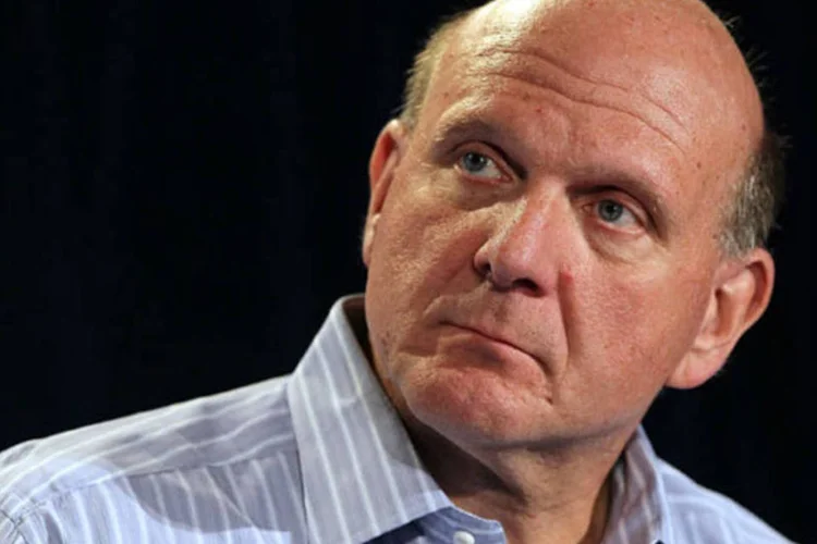 
	Steve Ballmer: para Ballmer, muitas empresas conseguem se sustentar por d&eacute;cadas com apenas &ldquo;um truque&rdquo;, como seria a Coca-Cola
 (Justin Sullivan/Getty Images)