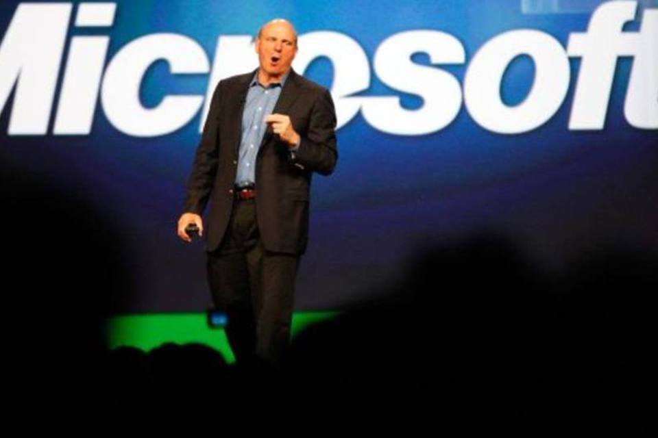 Steve Ballmer lançou o Office 365 durante um evento em Nova York (Chris Graythen/Getty Images)