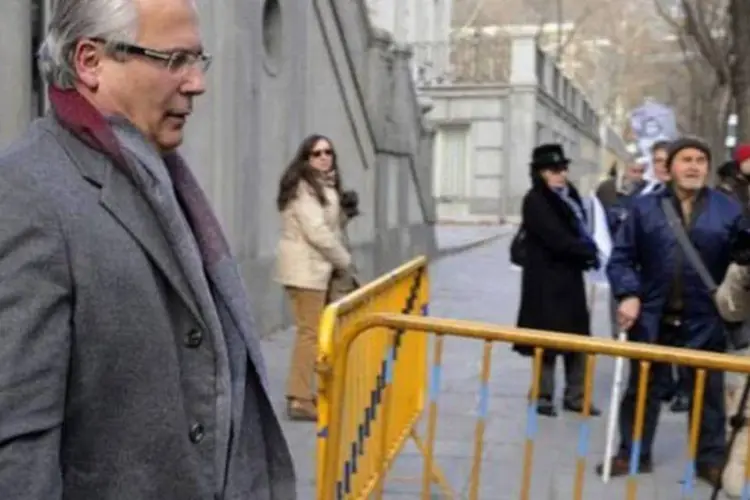 Baltasar Garzón deixa o tribunal: ele deve recorrer a justiça internacional sobre a sentença (Dominique Faget/AFP)