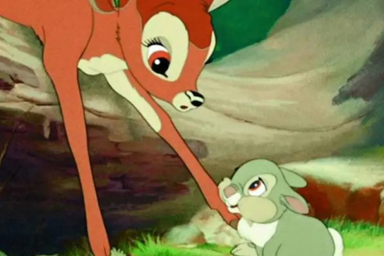 A animação Bambi foi feita em 1942 (Disney/Divulgação)