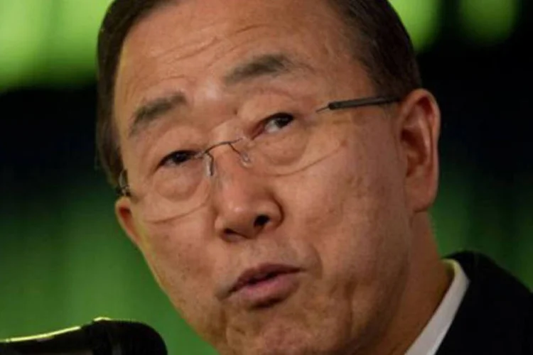 
	Ban Ki-moon reconheceu a influ&ecirc;ncia do Ir&atilde; na hora de se buscar uma sa&iacute;da para o conflito s&iacute;rio
 (Mohd Rasfan/AFP)