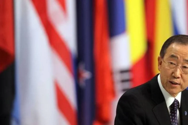 Ban Ki-moon: "Não é nem justo, nem sustentável que uma em cada cinco pessoas ainda não tenha acesso à eletricidade moderna" (Sean Gallup/Getty Images)