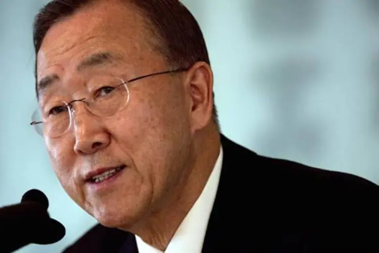 O secretário-geral da ONU, Ban Ki-moon: ''Trata-se de um ataque inaceitável'' (Daniel Berehulak/Getty Images)