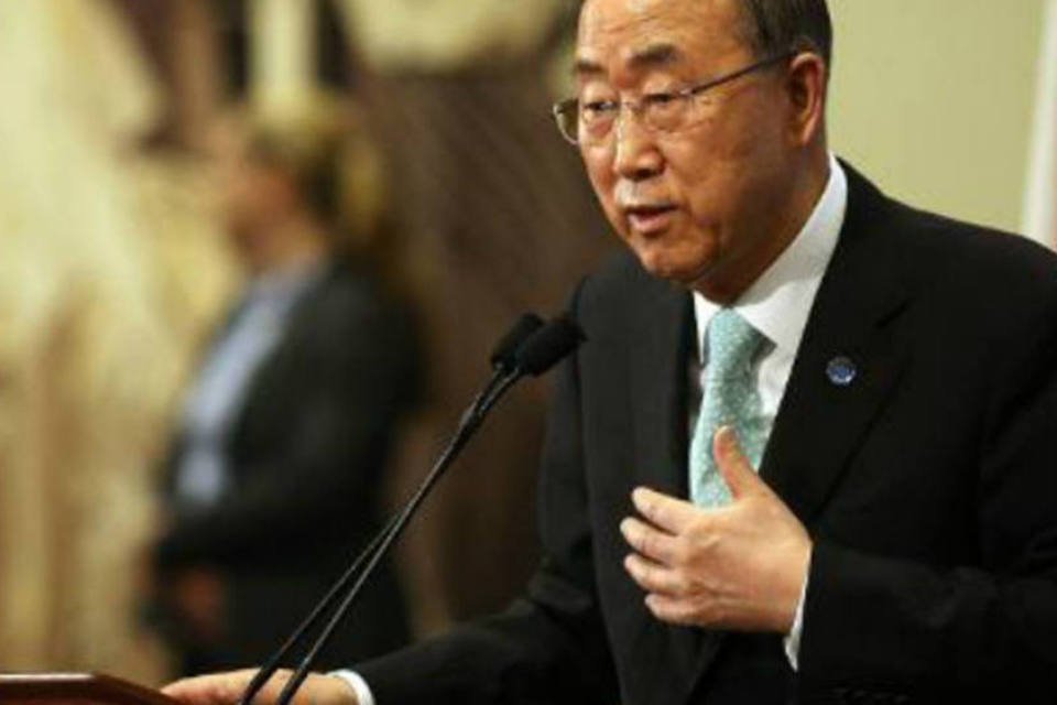 "Não podemos negociar com a Mãe Natureza'", diz Ban Ki-moon