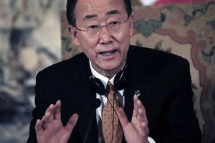 Ban Ki-moon, secretário-geral da ONU, pediu para que governos não usem a força (Ernesto Benavides/AFP)