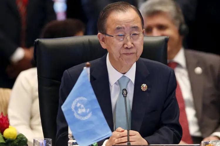O secretário-geral da Organização das Nações Unidas (ONU), Ban Ki-moon: a ONU negou reportagens sobre o assunto (REUTERS/Olivia Harris)