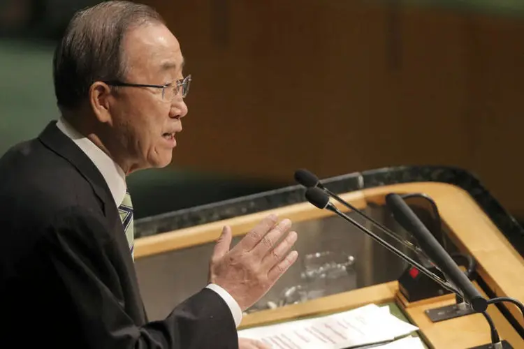 
	O secret&aacute;rio-geral da ONU, Ban Ki-moon
 (Brendan McDermid / Reuters)