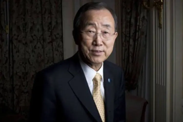 Ban Ki-Moon: "Isso vai agravar a tensão e a desconfiança entre a Coreia do Sul e a do Norte", lamentou o secretário-geral (Fred Dufour/AFP)