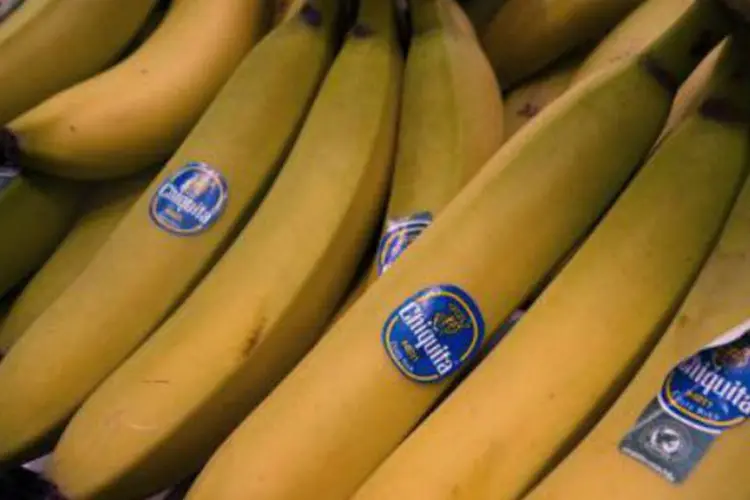 Bananas da Costa Rica à venda em Washington: empresa terá receitas anuais de 4,6 bilhões de dólares (Paul J. Richards/AFP)