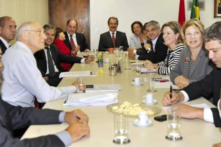 Bancada do PT no Senado: Dilma pediu esforço, compreensão e solidariedade do partido (José Cruz/AGÊNCIA BRASIL)