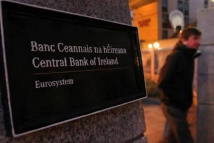 O governo irlandês tende a evitar uma total nacionalização do Bank of Ireland (Peter Muhly/AFP)