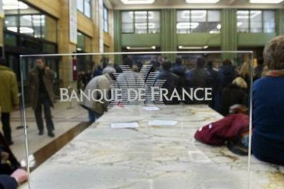 
	Banco da Fran&ccedil;a: trata-se da primeira estimativa para o per&iacute;odo feita pelo BC franc&ecirc;s, que deve ser revisada em agosto e setembro
 (Joel Robine/AFP)
