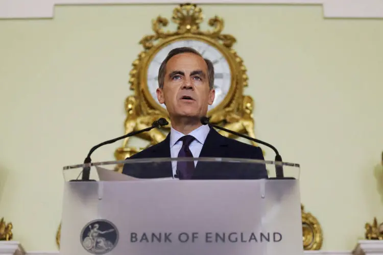 
	Mark Carney: o governador afirmou que &eacute; &quot;prov&aacute;vel&quot; que o Banco da Inglaterra tenha que introduzir algumas medidas de est&iacute;mulo econ&ocirc;mico
 (Matt Dunham / Reuters)