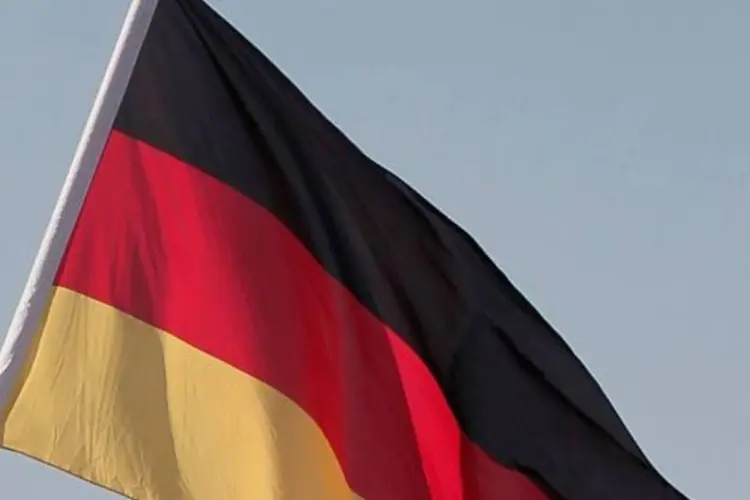 Bandeira da Alemanha: dados são do Ministério da Economia alemão (Lintao Zhang/Getty Images)