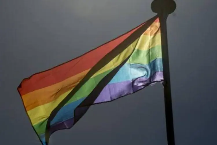 
	Bandeira do movimento LGBT: coletivos a favor dos direitos dos homossexuais reagiram favoravelmente
 (Marcelo Camargo/Agência Brasil/Agência Brasil)