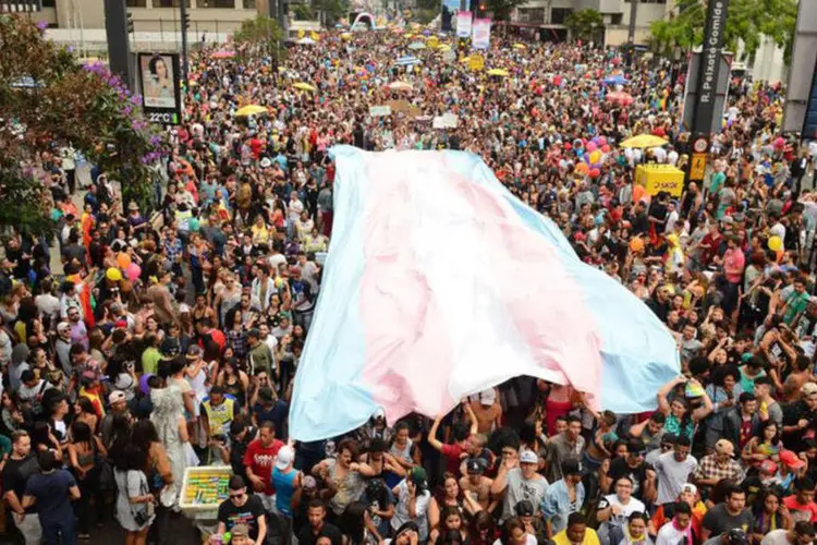 
	Bandeira trans: os pais foram informados por meio de comunicado emitido pela unidade que fica na Tijuca, na zona norte do Rio de Janeiro
 (Rovena Rosa/Agência Brasil)