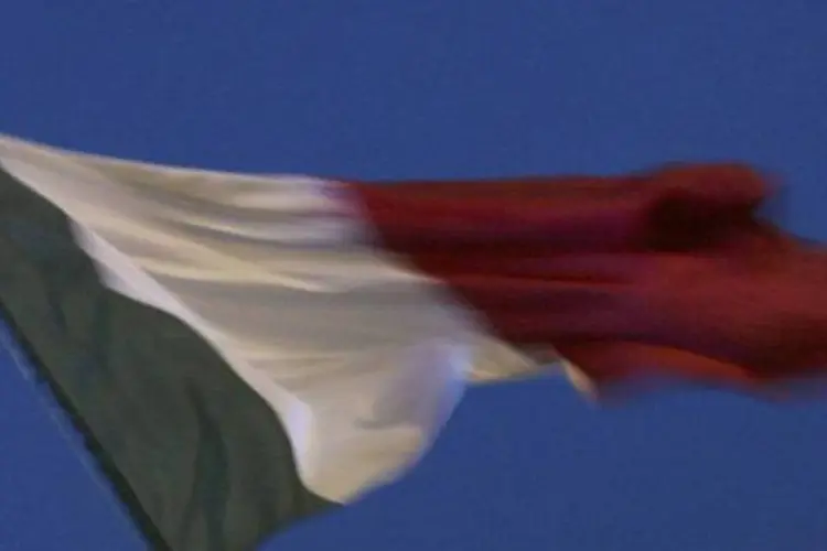 Bandeira vibrante da Itália (Giuseppe Cacace/Getty Images)